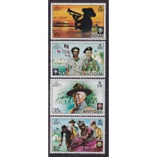 COLONIAS INGLESAS ANTIGUA 1975 SERIE COMPLETA DE ESTAMPILLAS NUEVAS MINT BOY SCOUTS